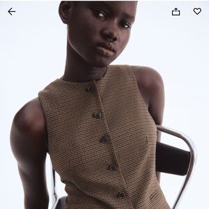 H&M Houndstooth Vest